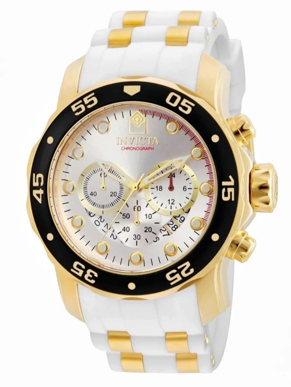 Invicta Pro Diver SCUBA Men's Watch - 48mm. Gold, White (20292)